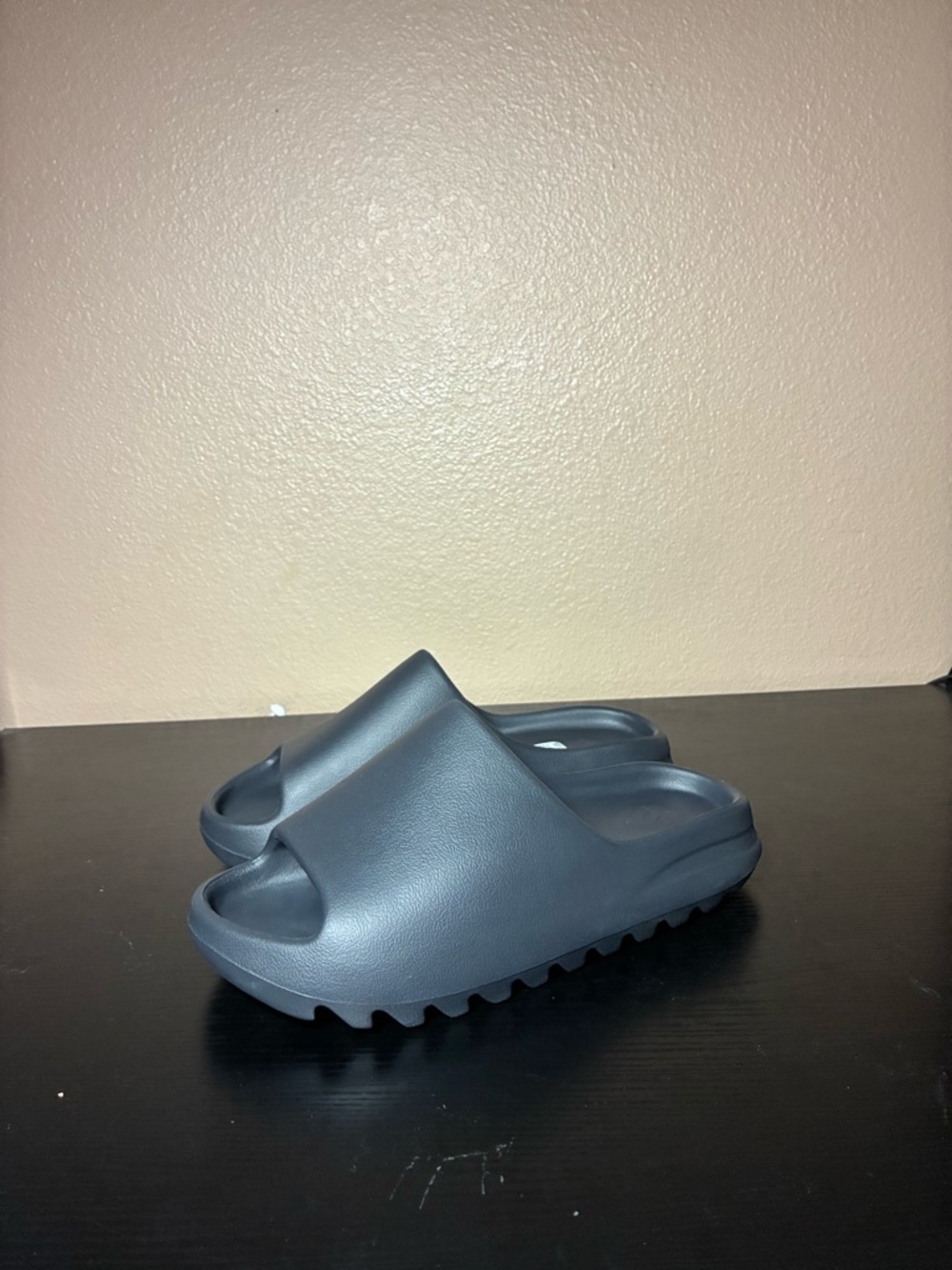 adidas Slide Sandals in Dark Gray